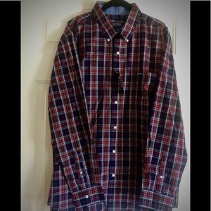 Chaps long sleeve Multi color button down 2XL